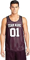 Vista 10 de Custom Basketball Jersey Youth Sizes Add Your Team, Name, & Number Unisex
