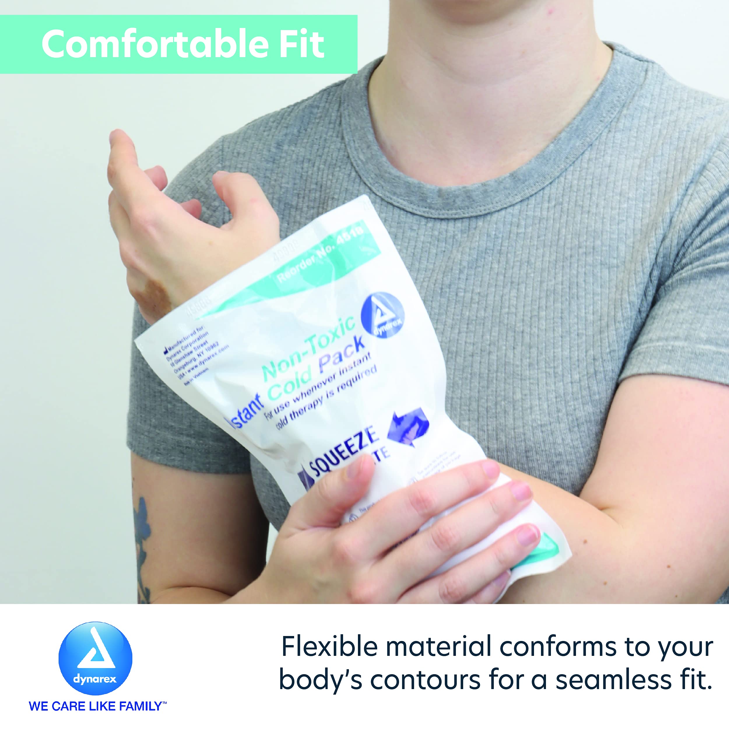 Buy Dynarex Instant Cold Packs with Urea Disposable Ice Packs for