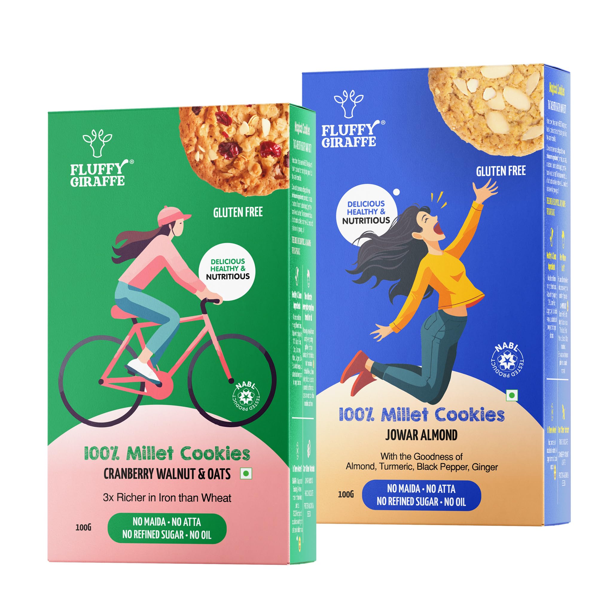 See full amazon price history chart for Fluffy Giraffe 100% Millet Cranberry + Almond Combo Cookies | 3x Richer in Iron than Wheat | Healthy Cookies with 15 g Protein | Gluten-free Cookies with Zero Added Sugar | Pack of 2 Fluffy Giraffe 100% Millet Cranberry + Almond Combo Cookies | 3x Richer in Iron than Wheat | Healthy Cookies with 15 g Protein | Gluten-free Cookies with Zero Added Sugar | Pack of 2 (B0D4MJJT88) Amazon Price History, Amazon Price Tracker