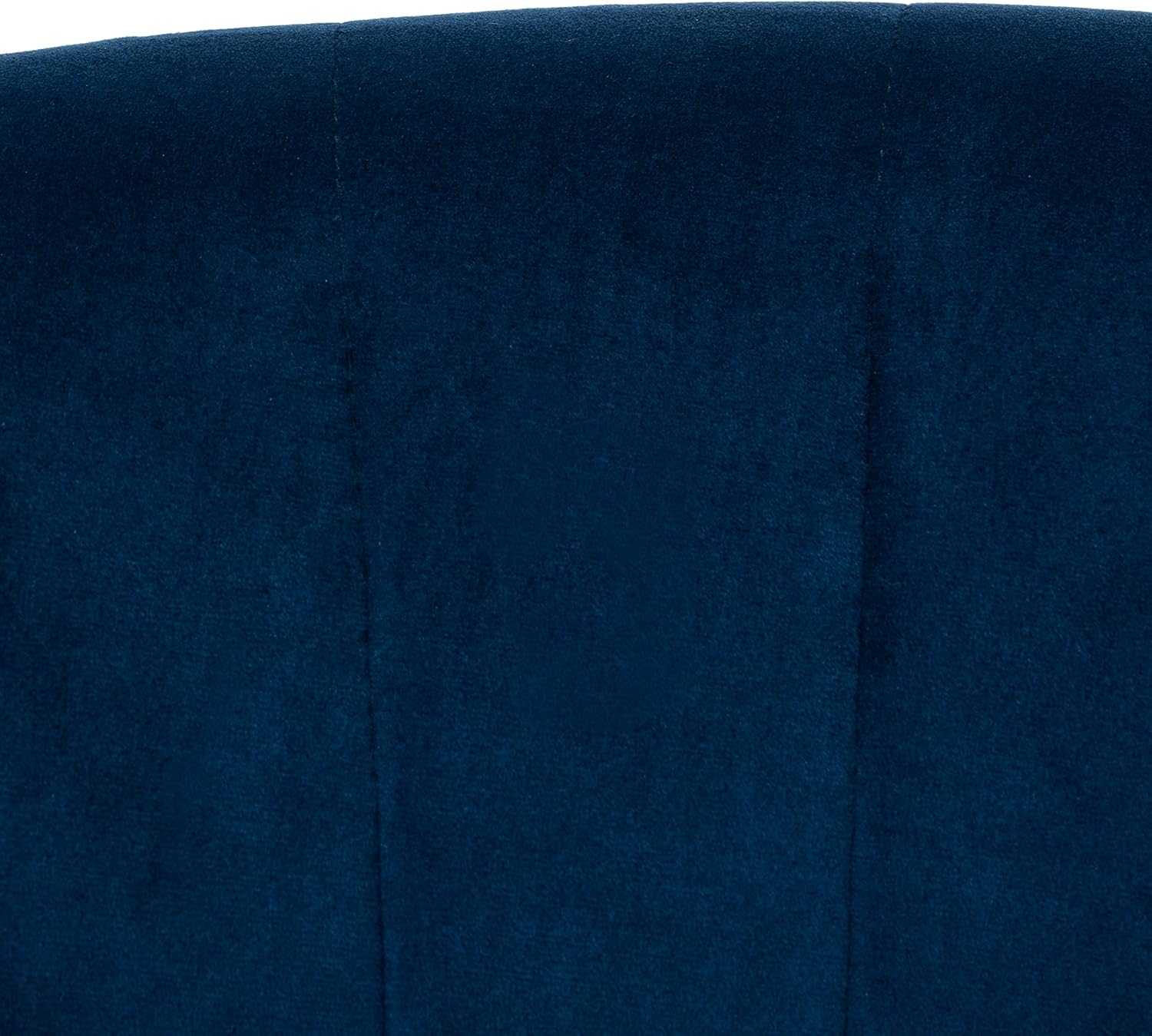 Safavieh Home Stazia Retro Glam Navy Velvet and Black Wingback Accent Chair
