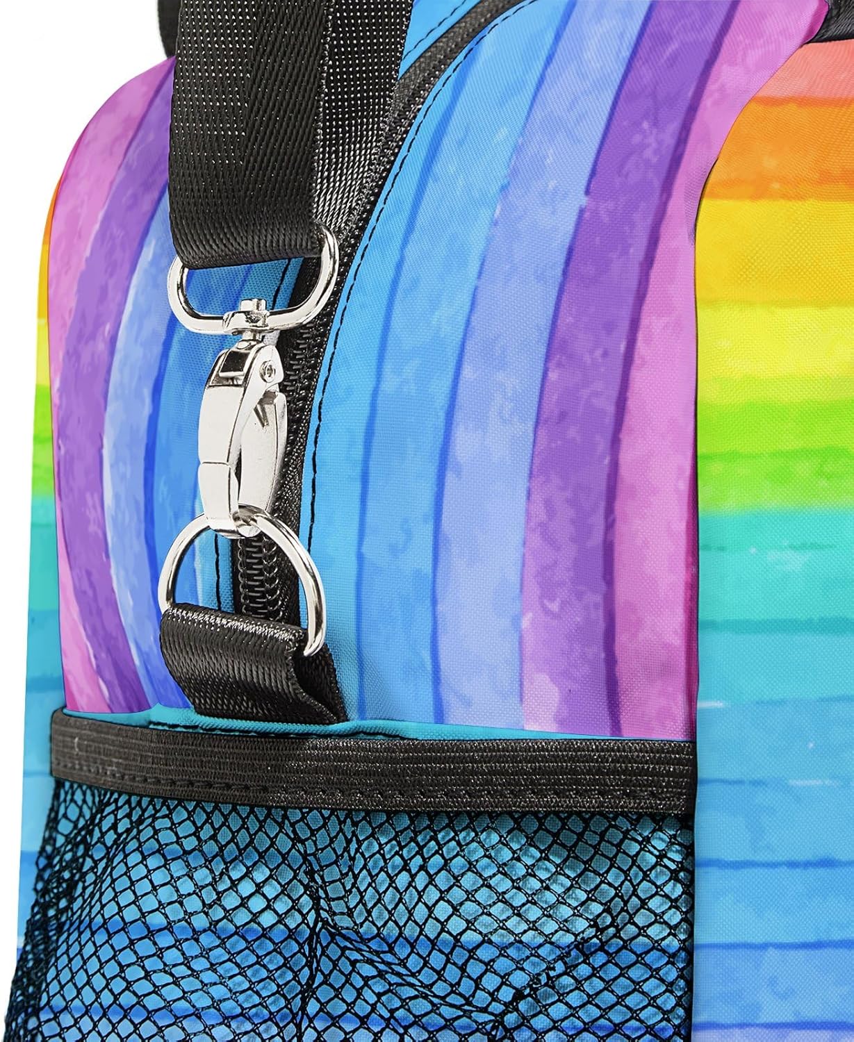 Lunch Bag Insulated Lunch Box Reusable/Washable/Durable Lunchbox Lightweight Lunch Tote Bag (Rainbow, One Size) - Image 3