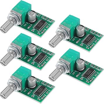 5pcs DC 5V 3W+3W Audio Amplifier Mini PAM8403 Digital Power Amp Module Board Dual-Channel for DIYwith Potentiometer