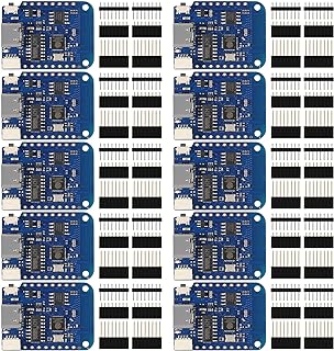 AITRIP 10PCS WeMos D1 Mini V4.0.0 Type-C USB WiFi Internet of Things Board Based ESP8266 4MB Compatible with Arduino Micro...