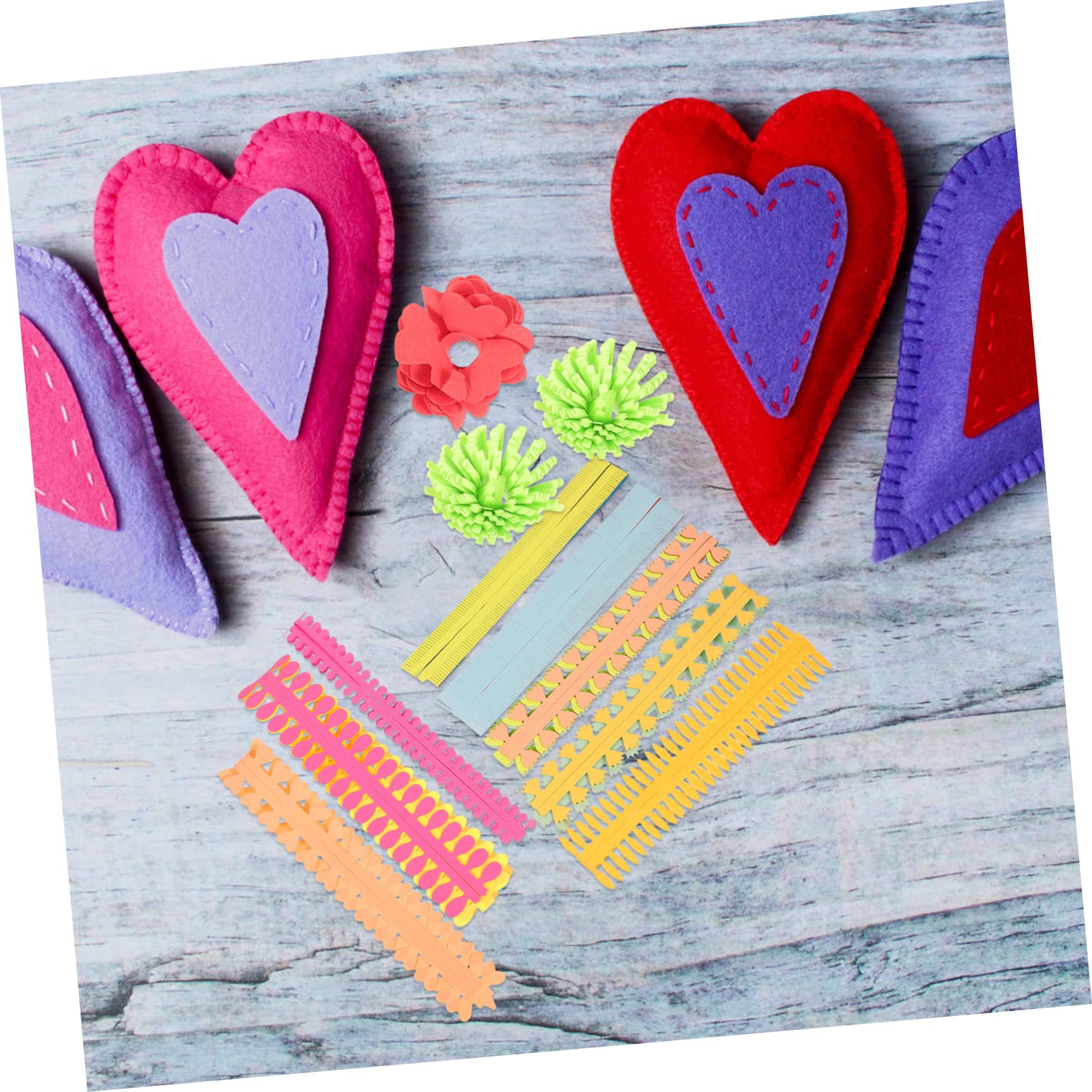 PRETYZOOM Paper Quilling Set 9 Color Quilling Strips Handmade Craft Kit Decorative Quilling Art Paper for Home