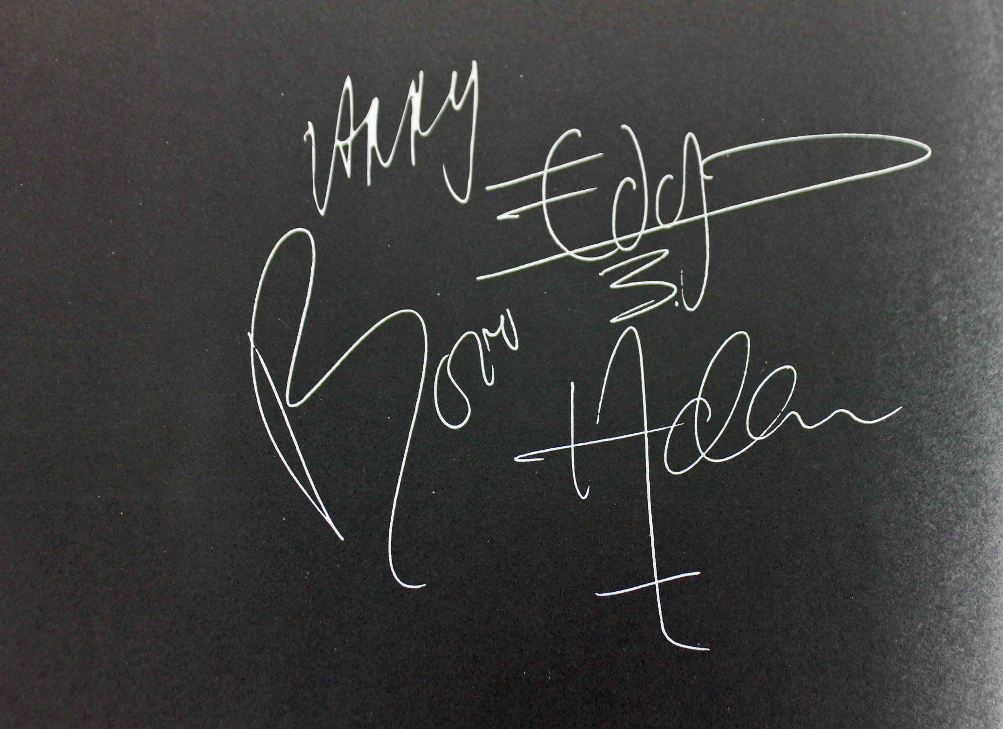 Amazon.com: U2 (4) Bono, Edge, Mullen & Clayton Signed Hard Cover