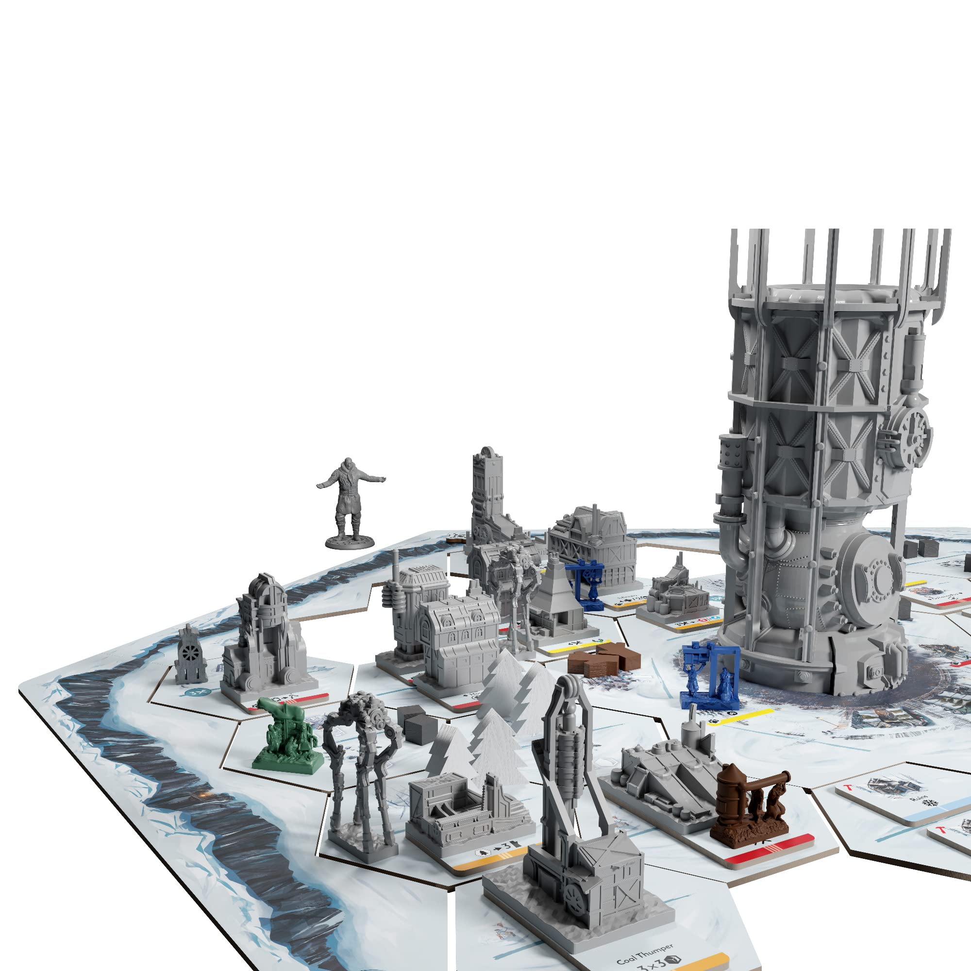 Glass Cannon Unplugged | Frostpunk Miniatures | Expansion For Frostpunk: The Board Game, 120 Plastic Miniatures, Deluxe Table Presence Upgrade | 1 To 4 Players | 120 To 150 Minutes