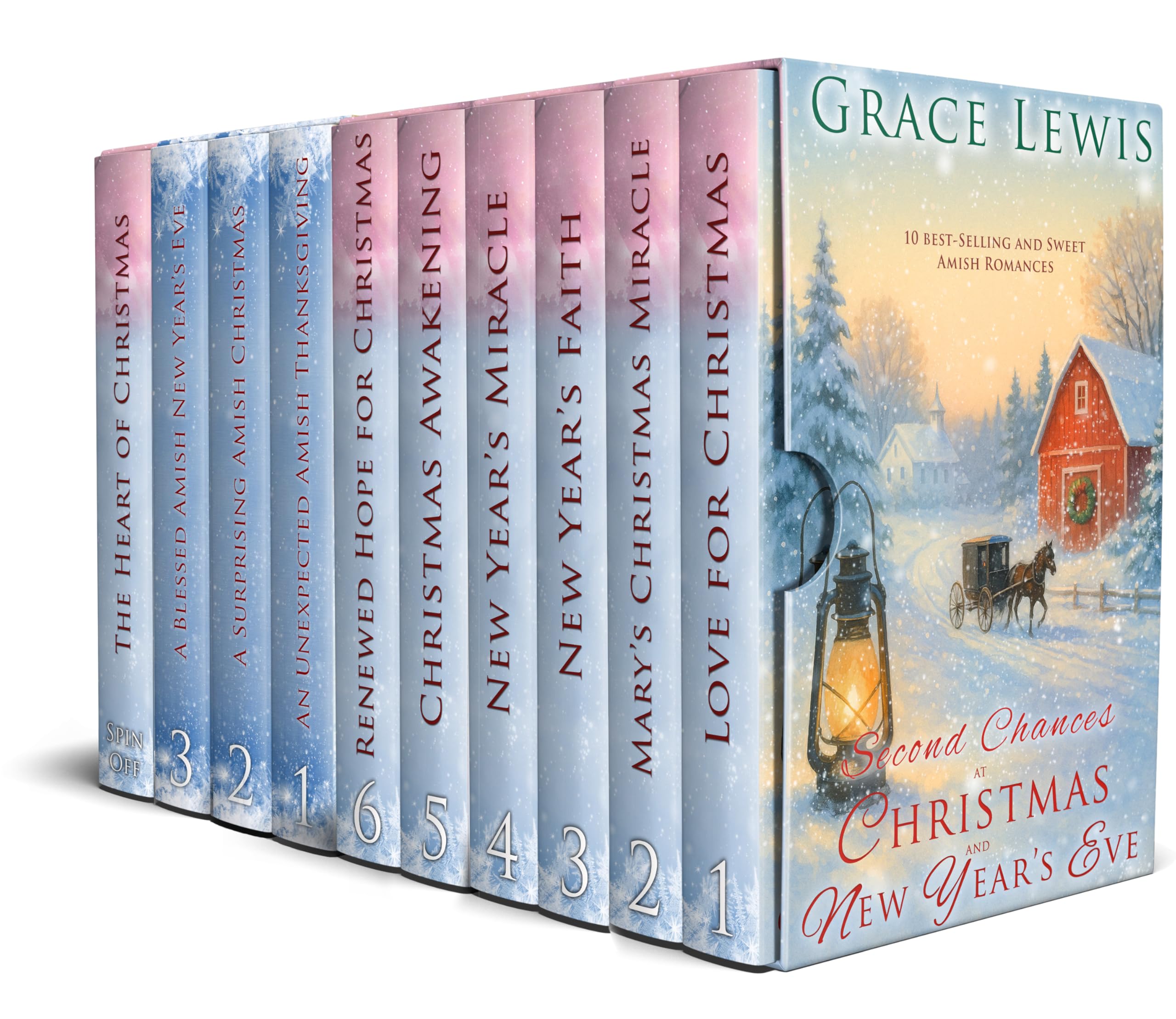 Second chances at Christmas and New Year’s Eve: Ten Sweet and Heartwarming Amish Romances