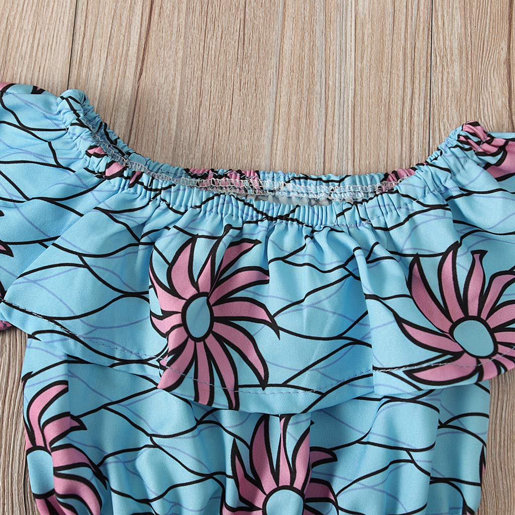 ESSECMBS Lot de 2 combinaisons élégantes pour fille, barboteuses, pour ESSECMBS Lot de 2 combinaisons élégantes pour fille, barboteuses, pour