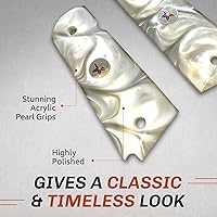 Vista 6 de Repuesto compatible para empuñaduras Pearl Premium 1911 Colt Gov. & Clones Taurus, S & W, Springfield, Rock Island
