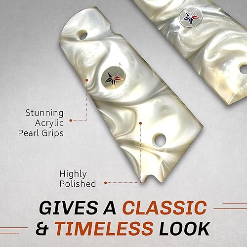Miniatura 6 de Repuesto compatible para empuñaduras Pearl Premium 1911 Colt Gov. & Clones Taurus, S & W, Springfield, Rock Island
