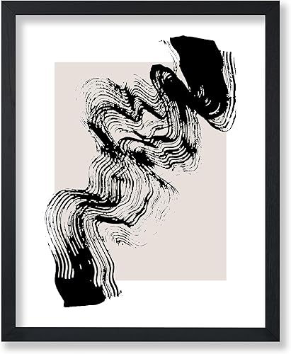 Miniatura 52 de Monem Art Line - Póster de dibujo de líneas curvas, arte geométrico, arte de boceto, arte abstracto, arte moderno de mediados de siglo, arte