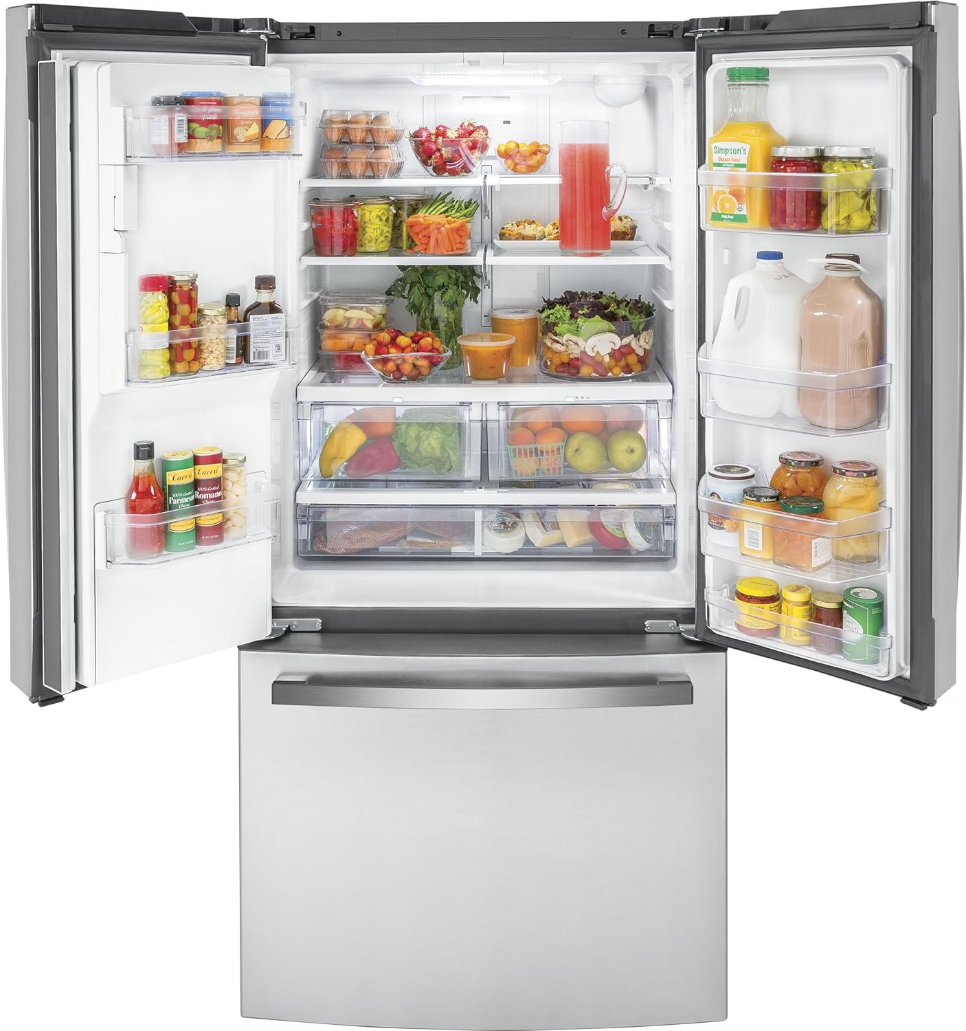 GE GYE18JYLFS 17.5 Cu. Ft. Counter-Depth French Door Refrigerator