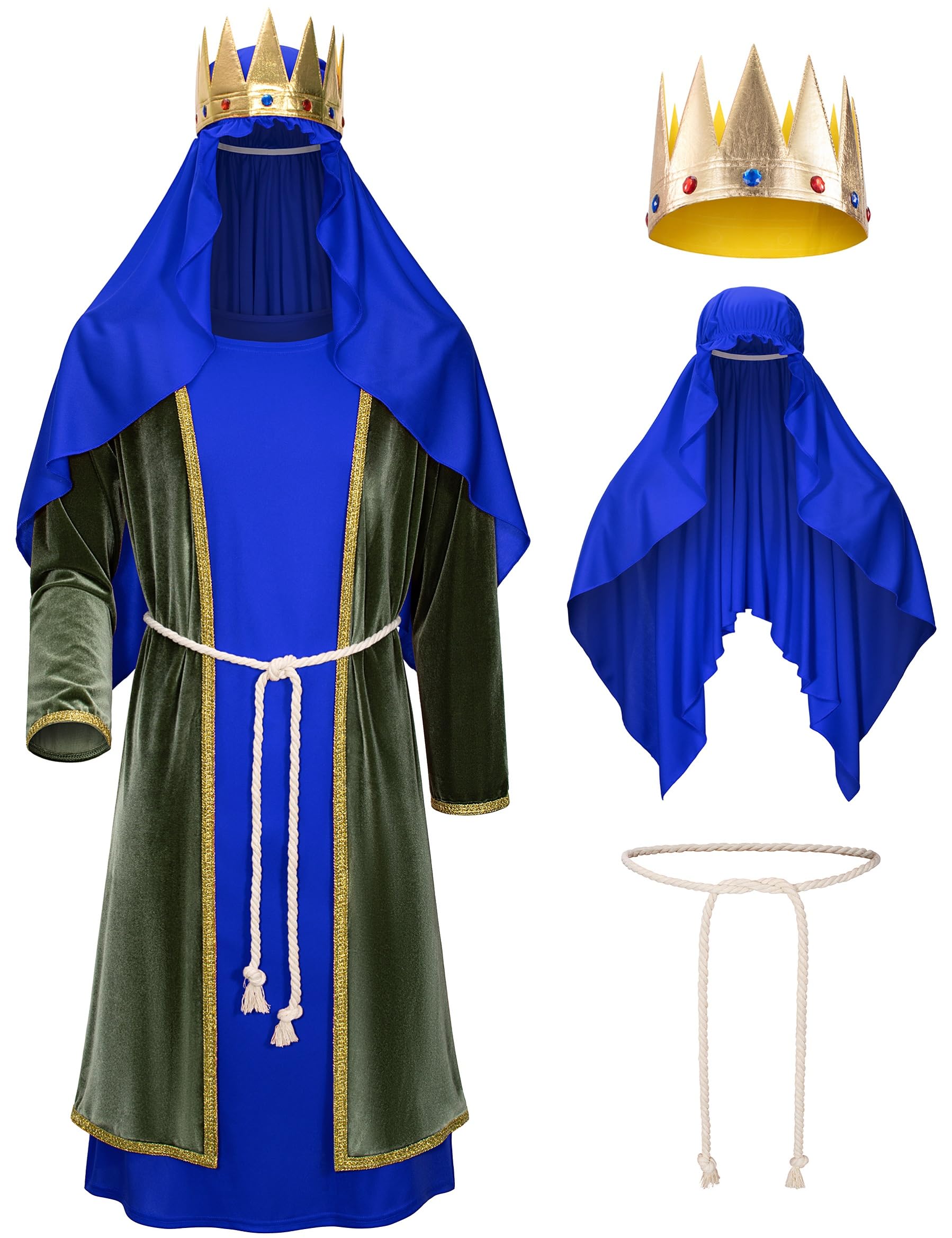 TOKYO REVENGERS Adult 3 Wise Men Costume Biblical Nativity Costume Three Kings Costume For Men Accessories Set
