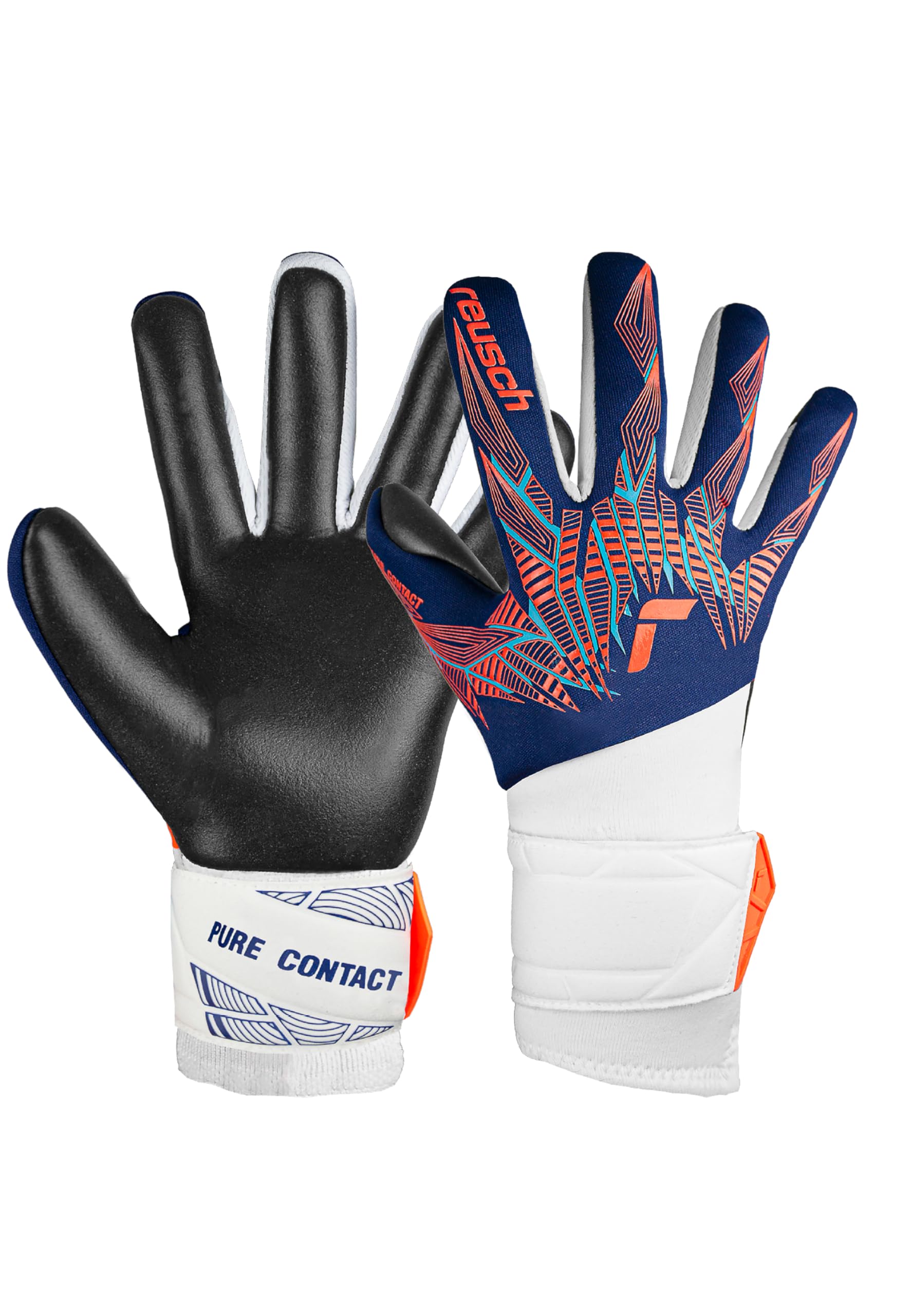 Reusch Attrakt Silver Junior - Guanti Da Calcio Per Bambini Con Schiuma Silver E Taglio Flat - 6