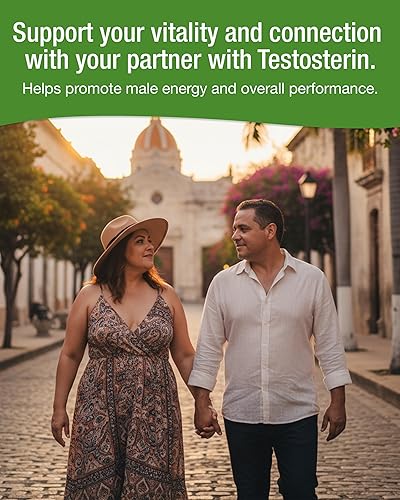 Miniatura 5 de NaturalSlim Testosterin - Suplemento multivitamínico de testosterona para hombre, suplemento de testosterona con vitamina B3, zinc, mezcla patentada