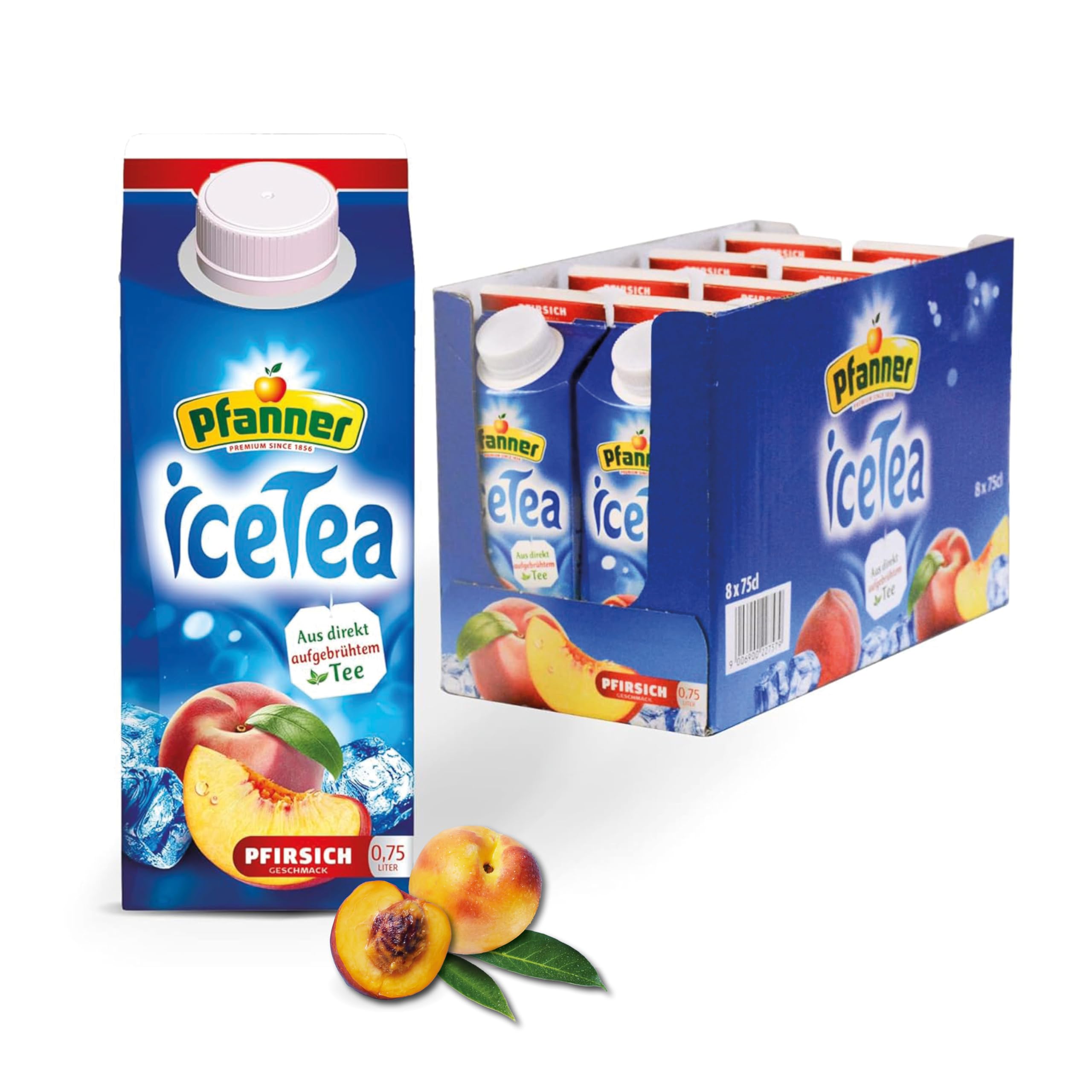 Pfanner IceTea - Melocotón (8 x 0,75 l)