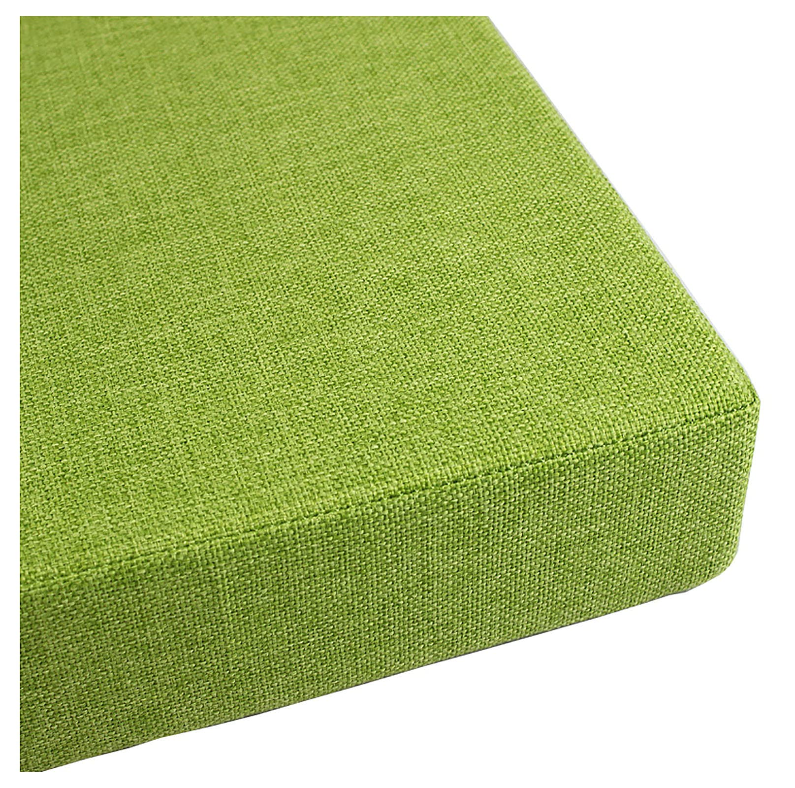 Coussin de banc long vert 60x30x5cm pour résoudre le manque de confort des sièges en bois