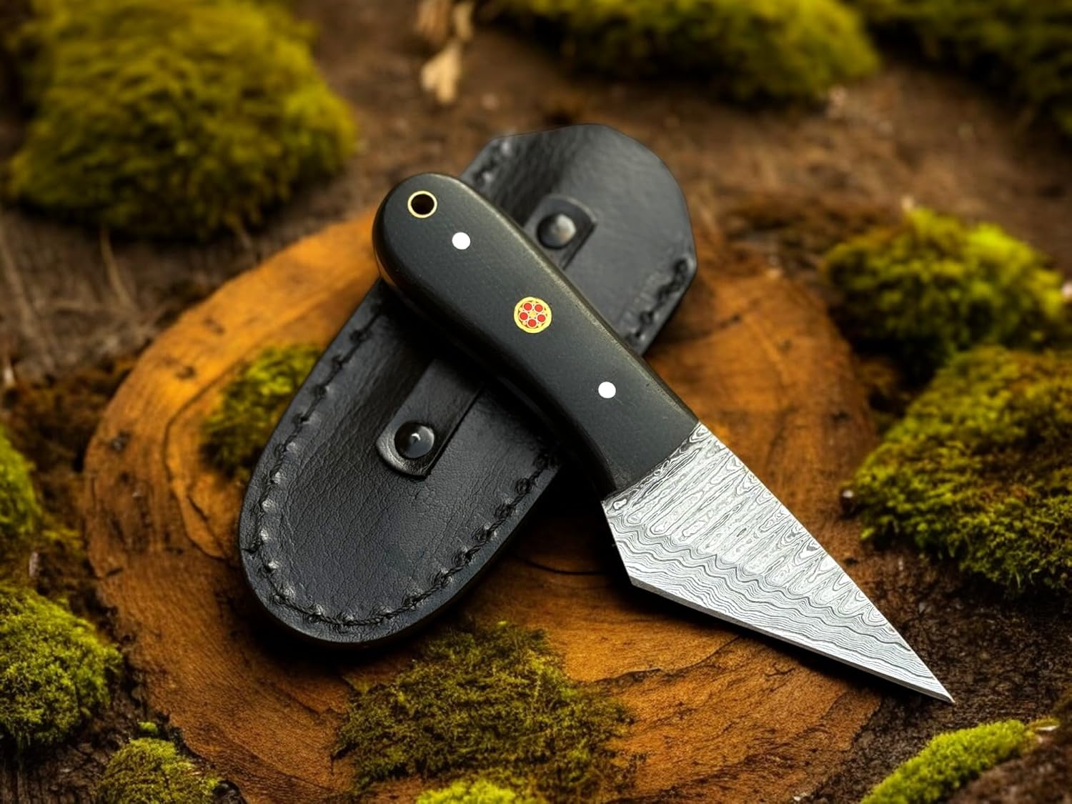 UA Fixed Blade Camping Knife | 6 Inches EDC Utlity Knife | Hunting Knives | Outdoor Full Tang Knife | Pocket Knife | Wood Carving Knife | Whittling Knife | Every Day Carry Knives