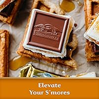 Vista 6 de GHIRARDELLI Milk Chocolate Squares with Caramel Filling, Milk Chocolate Caramel Candy Squares, 5.32 Oz Bag (Pack of 6)