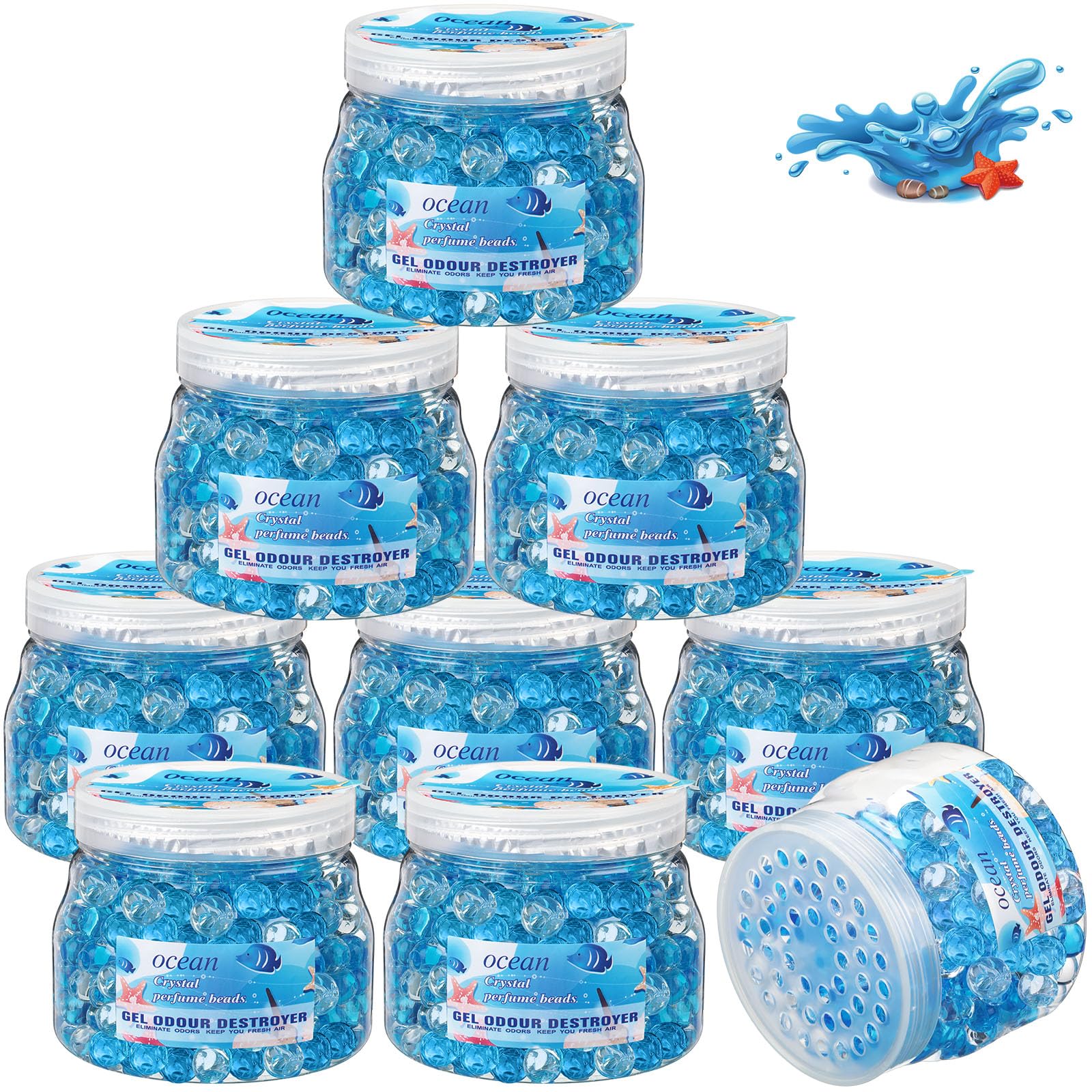 Amazon.com: Dansib 9 Pcs Scent Beads 10oz Air Freshener Gel Odor