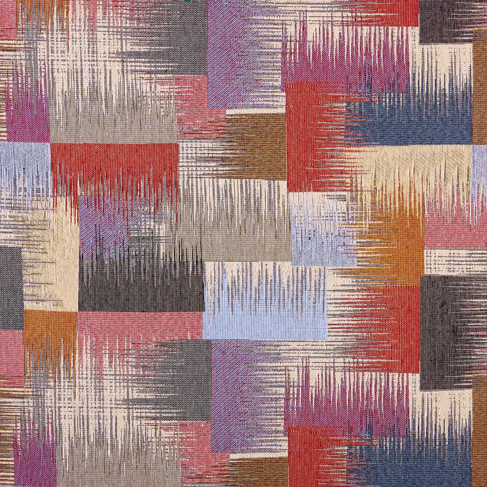 Kt KILOtela - Tela Tapicería, Jacquard Gobelino, Tapizar Sillas, Cojines, Cabecero, Sofá, Bolsos, Resistente al Desgaste, Costura, 100 cm Largo x 280 cm Ancho, Geométrico, Multicolor, 1 metro — view 27