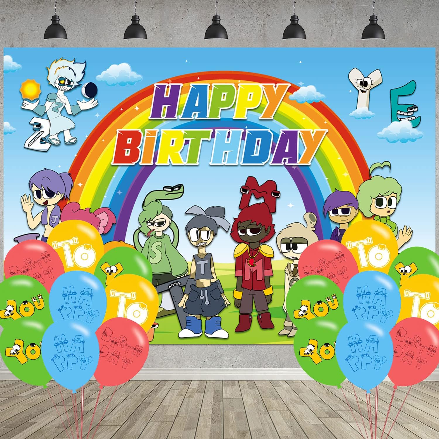 Alphabet Lore Birthday Party Decoration Alphabet Lore Party Photo