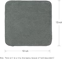 Vista 5 de Paños de microfibra de secado rápido, trapos de limpieza de cocina, trapos para el polvo, paños ultra absorbentes sin pelusa con lado de limpieza