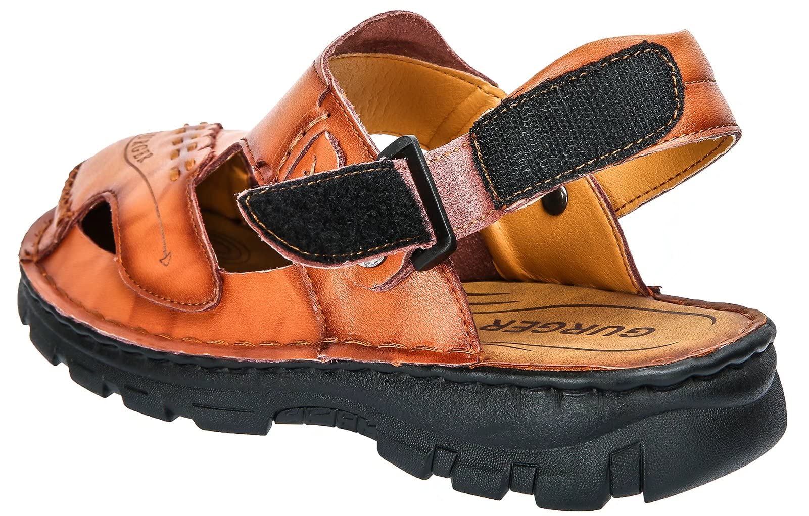 Sandali Uomo Pelle Estivi Punta Chiusa Sportivi Scarpe da Trekking Zoccoli Sabot