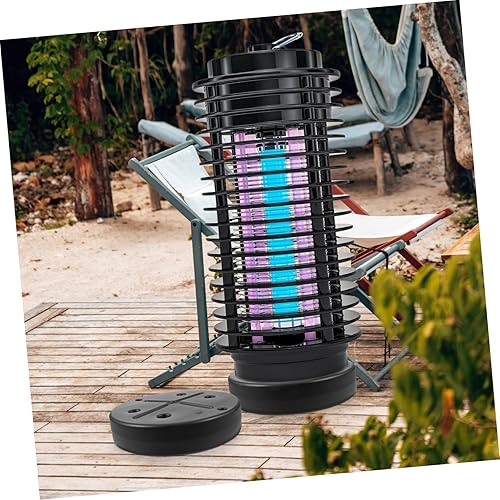 Miniatura 2 de FONDOTIN 1 juego de calentador de gas calentador de patio accesorio de calentador al aire libre base calentador de patio base base móvil pieza de