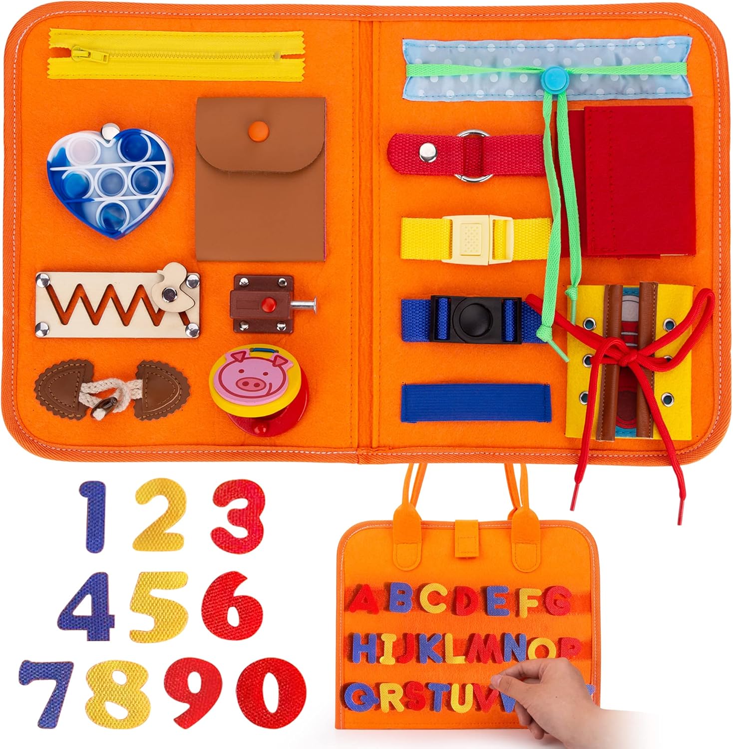 Baby Busy Board Montessori Toys for Kids Baby Sensory Toys for