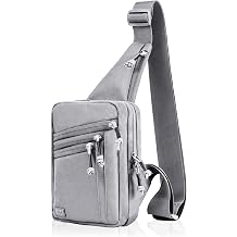 Jessie&James SwiftPack Tactical Nylon Sling Bag for Men, Quick-Draw CCW Crossbody Bag, EDC Mens Chest Bag for Outdoor