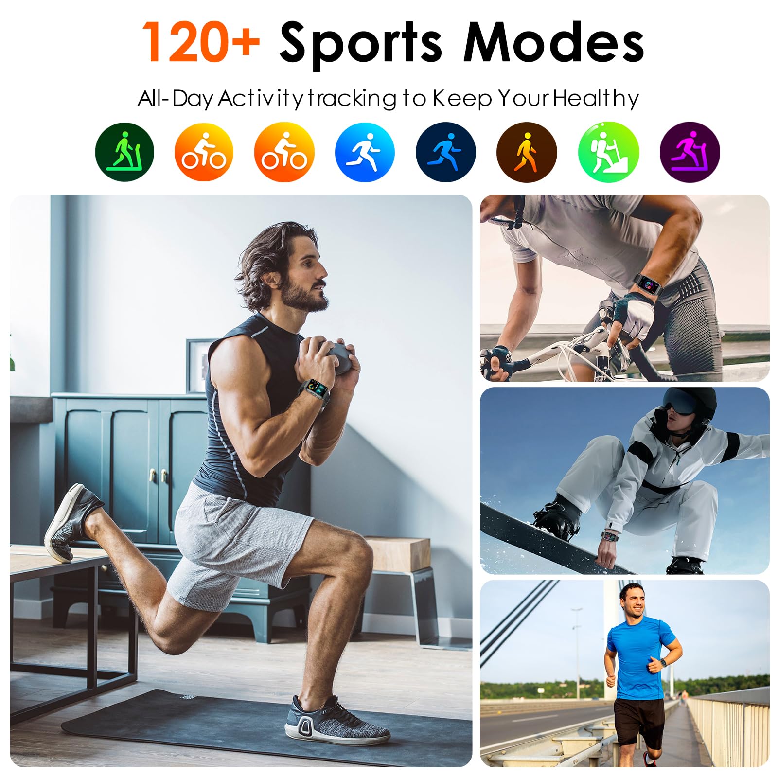 2025 Smartwatch con ECG/HRV/Lipidi/Acido Urico/BMI/Sonno,1.57"Curvo 𝐆li𝐜𝐞𝐦𝐢𝐚 Orologio Uomo Fitness con 24h 𝐩𝐫𝐞𝐬𝐬𝐢𝐨𝐧𝐞 𝐬𝐚𝐧𝐠𝐮𝐢𝐠𝐧𝐚/Temperatura Corporea/Cardiofrequenzimetro