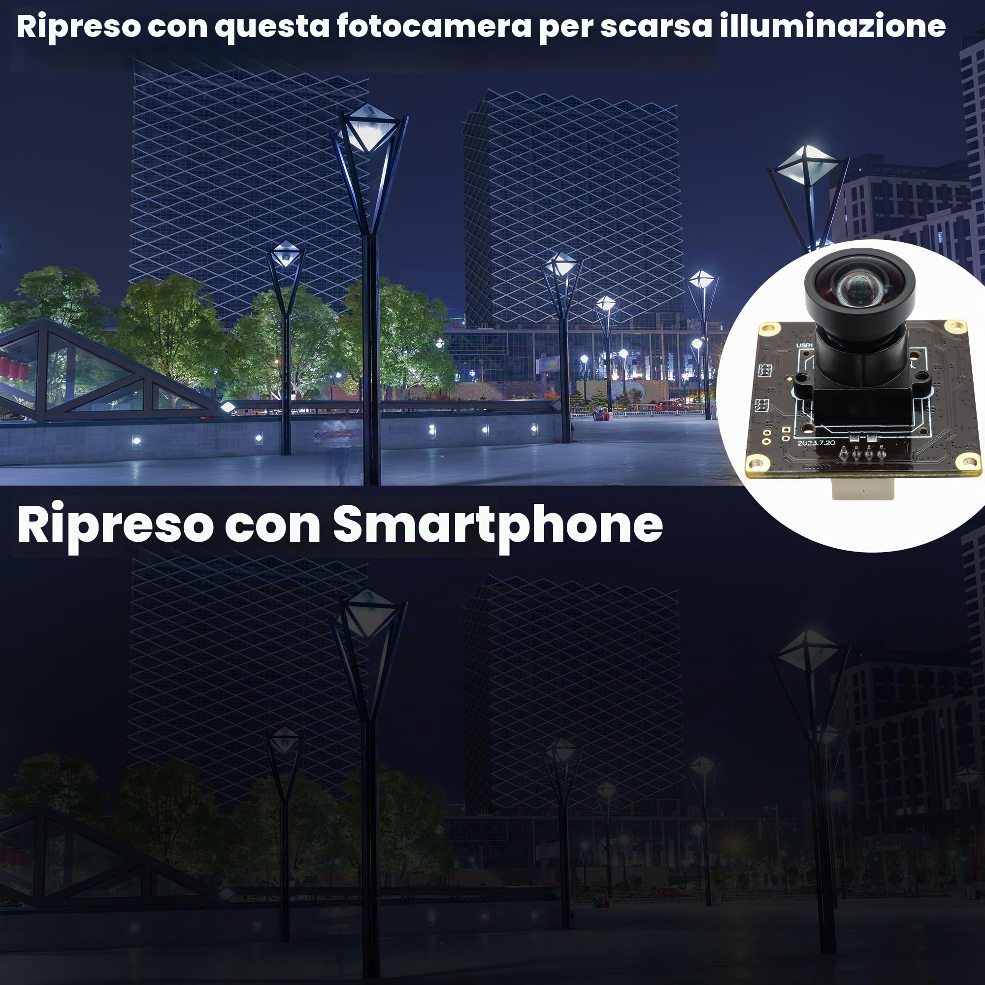 Svpro Modulo fotocamera USB 12 MP 4K 30 fps, IMX577 1080P 120 fps, telecamera ad alta velocità M12, grandangolo, PC, per Raspberry Pi