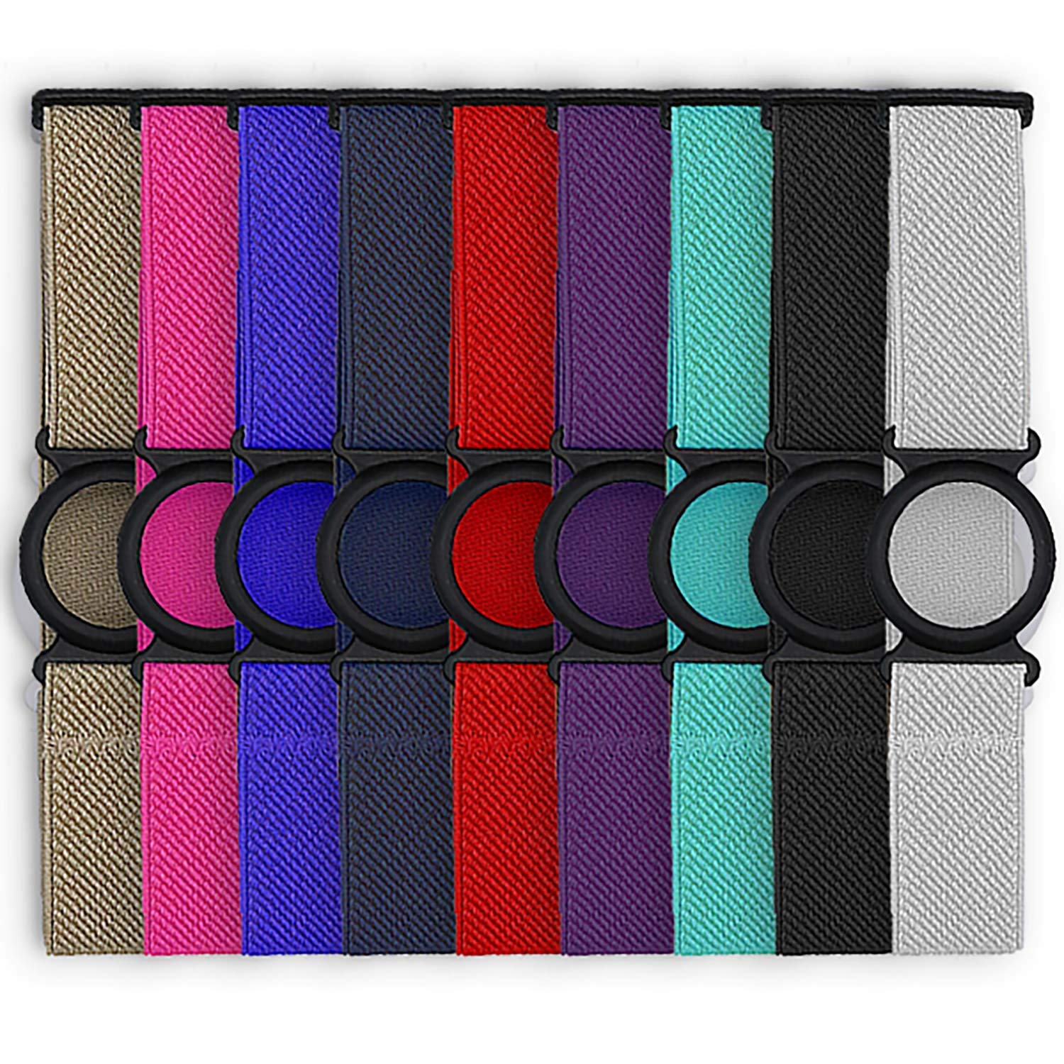 Freestyle Libre banda de fijación – Aro: negro (flexible/sensitivo) | Diasticker® (grande: 35-45 cm, marino)