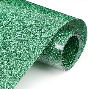 TransWonder Red Glitter HTV Glitter Heat Transfer Vinyl