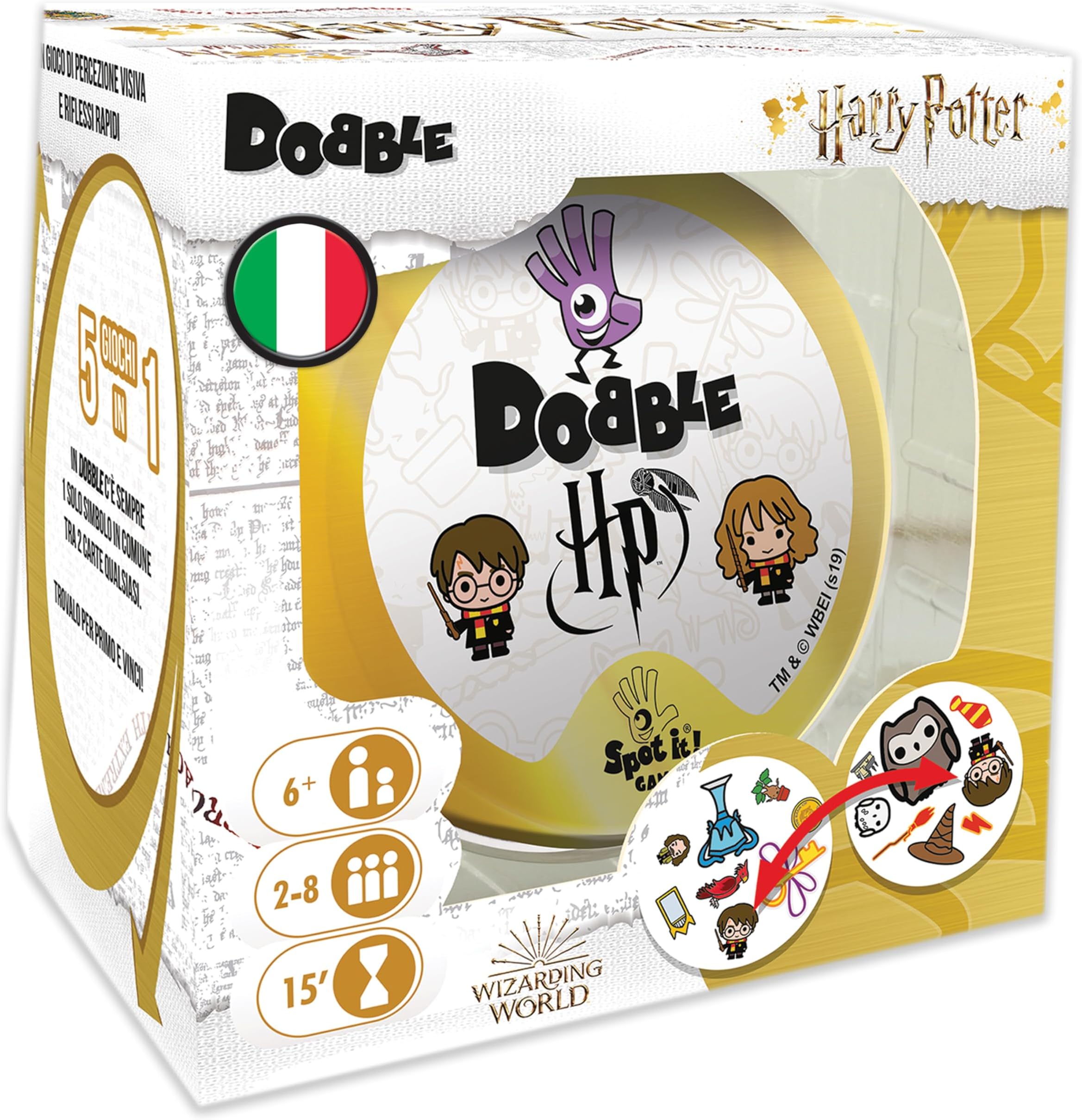 8243 Harry Potter Dobble Board Game - Italian Language