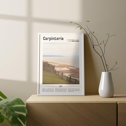 Miniatura 4 de Carpinteria Print, Carpinteria Poster, Carpinteria Wall Art, Oil Painting Poster, City Print, City Artwork, Travel Artwork, Travel Wall Art