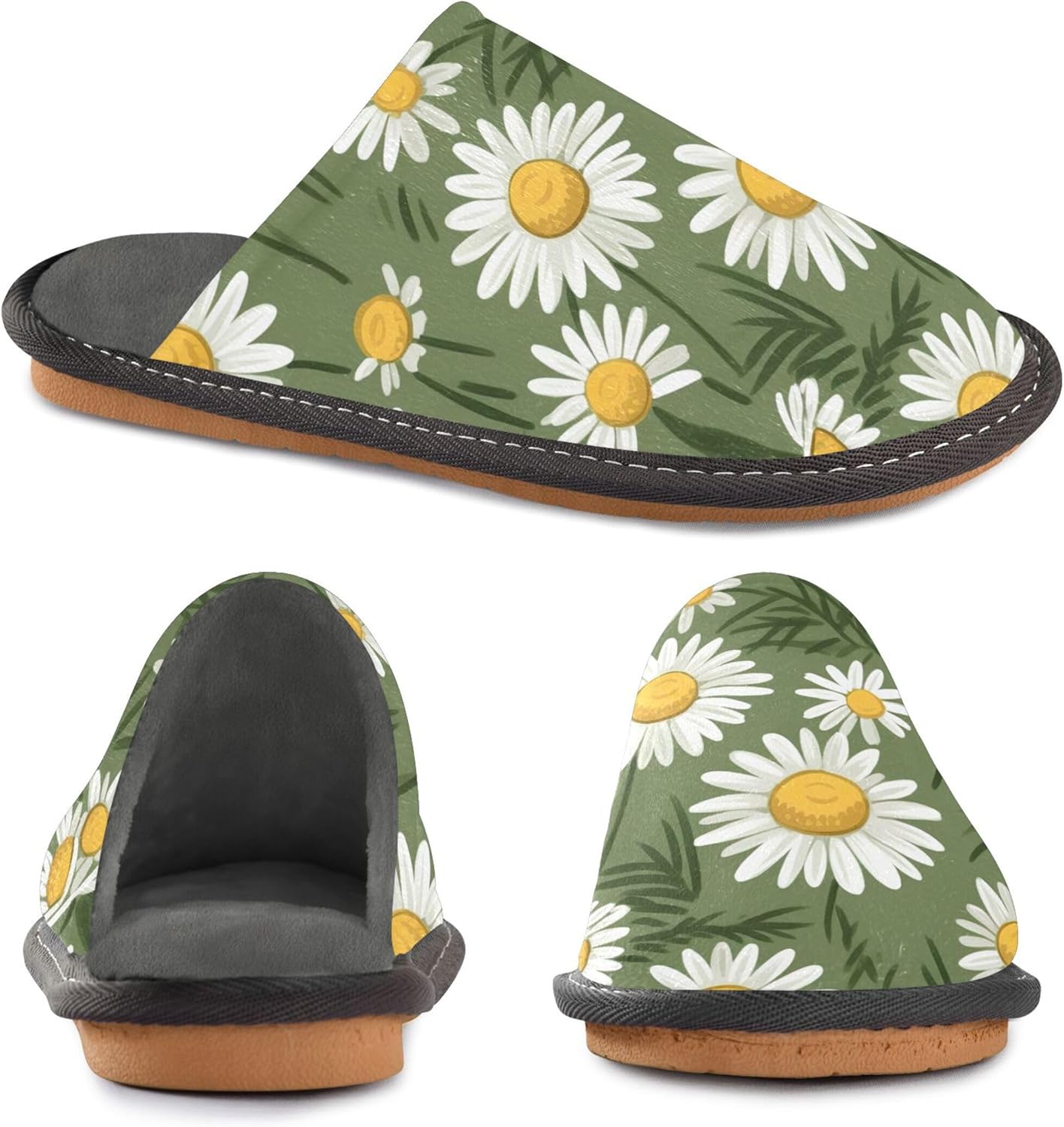 House Slippers – Cozy Fuzzy Slippers for Guests, Washable & Disposable, Perfect for Shoeless Home, Spa & Hotel Use A111398