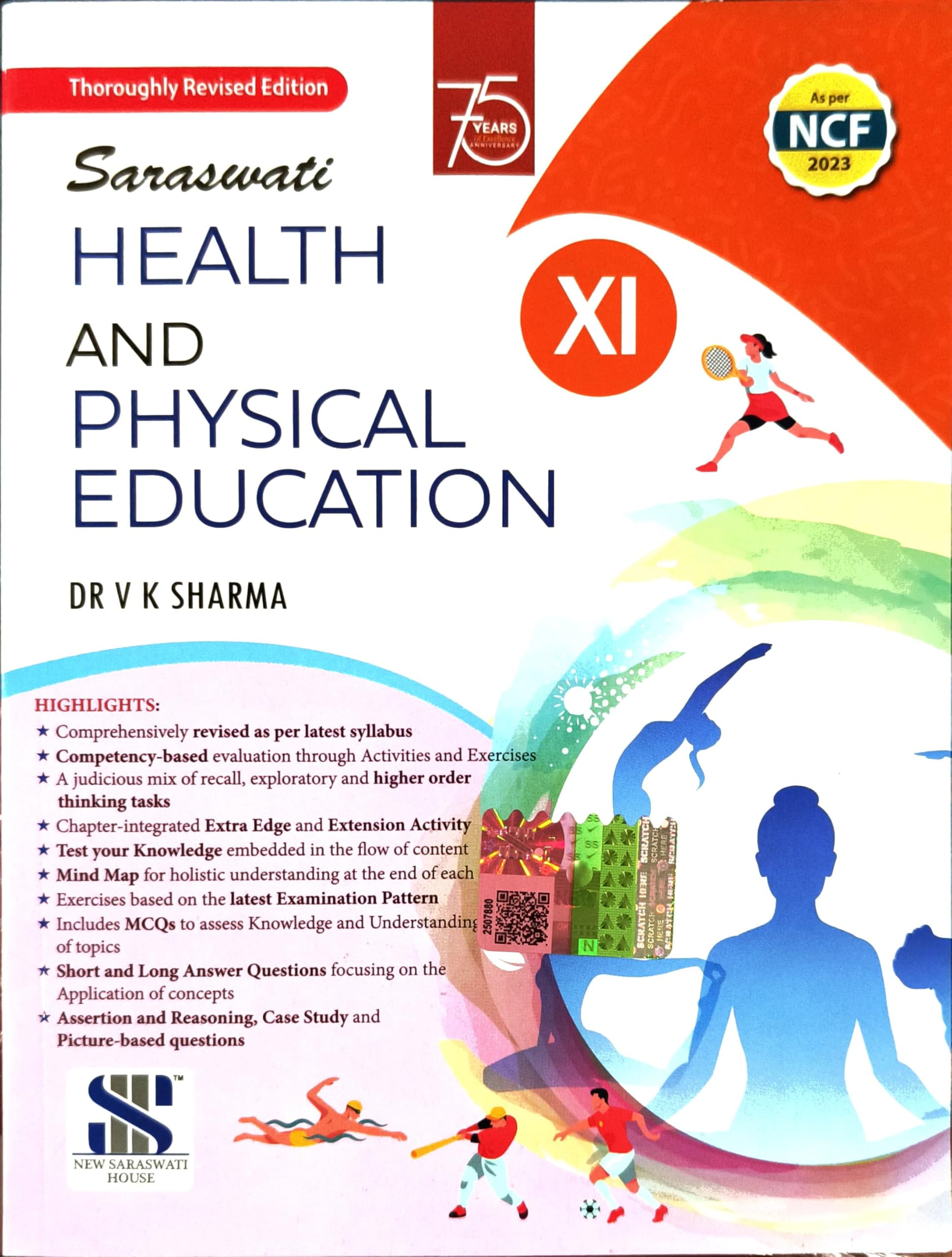 Saraswati Health and Physical Education Book - Class XI - 2025-26