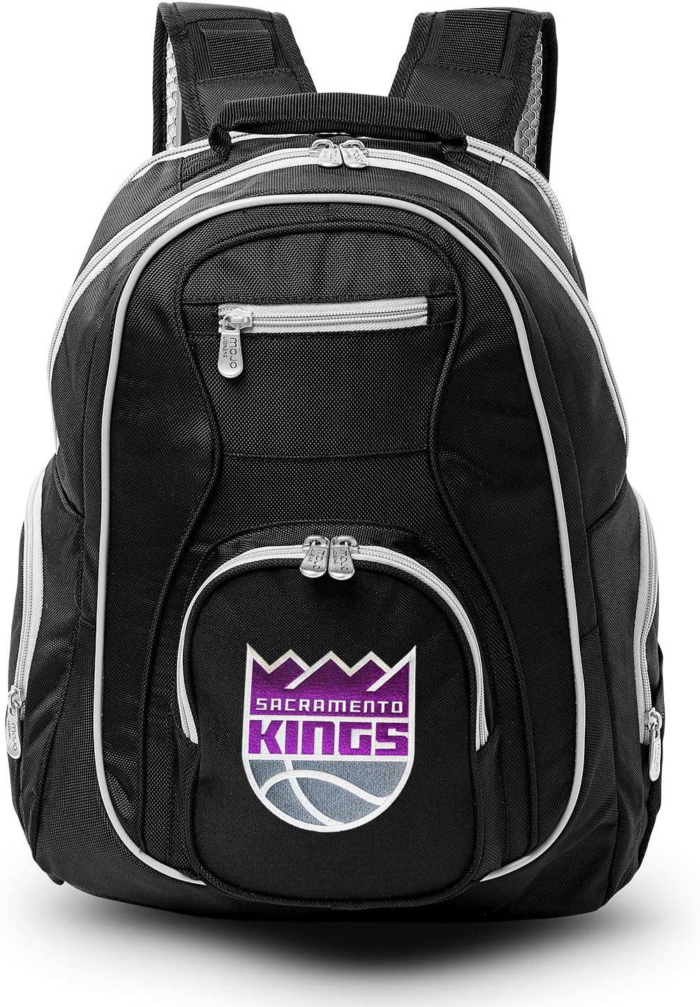 NBA Colored Trim Premium Laptop Backpack, Measures 19-inches, Everyday Sports Backpack with Padded Shoulder Straps, Ideal for Travel, School, College, Business
