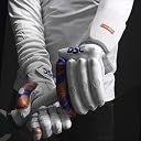 DSC Shield - X Cricket Arm Guard for Mens | High-Density Foam Protection | Soft, Sweat-Absorbent Fabric | 3D Moulded ABS Sheet | Size : Mens (White) gallery image