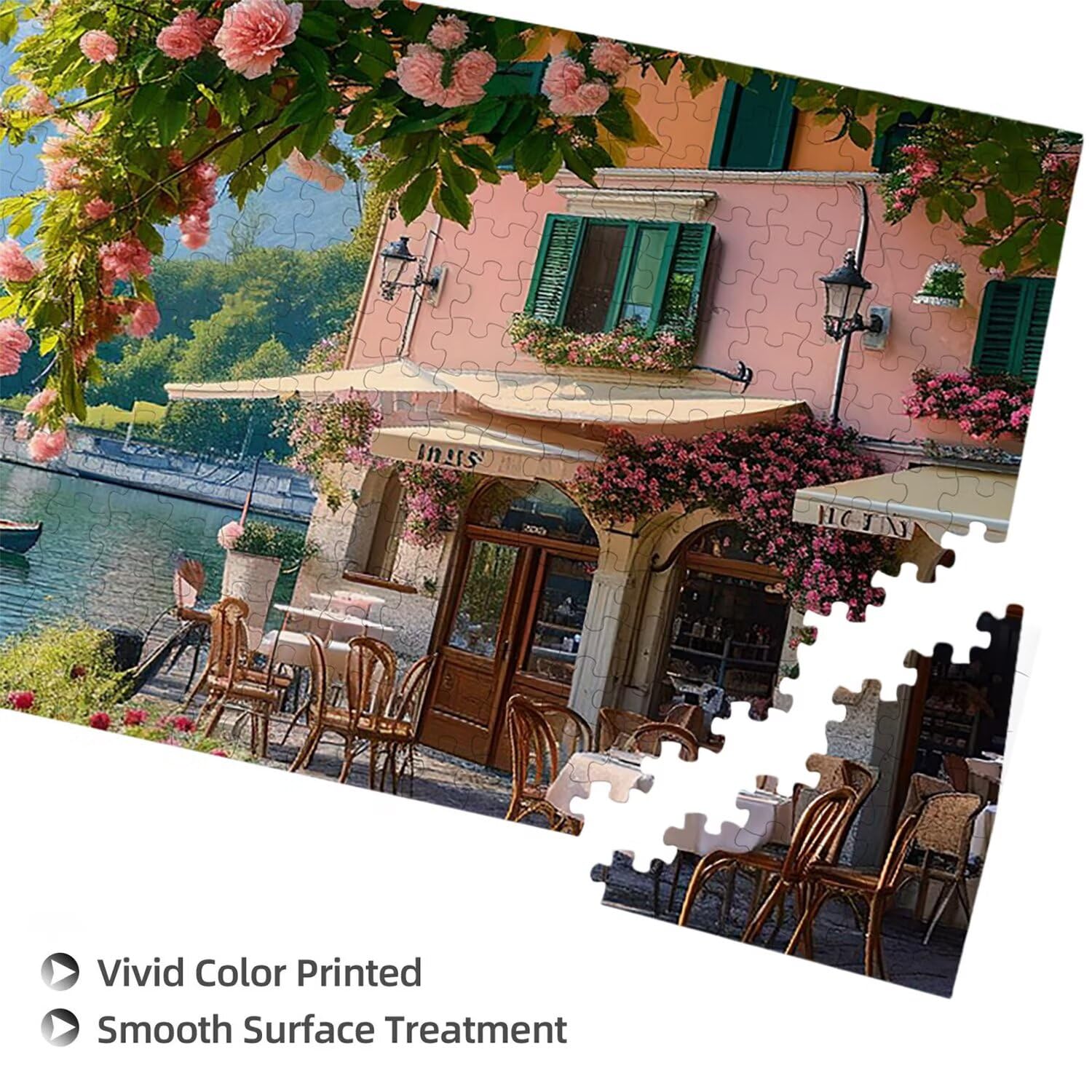 Puzzle dla dorosłych 1100 elementów, puzzle kawowe wybrzeża, dla dorosłych klasyczne puzzle i od 14 lat junior, rodzinne puzzle rozrywka w domu prezent 87x42cm l-281