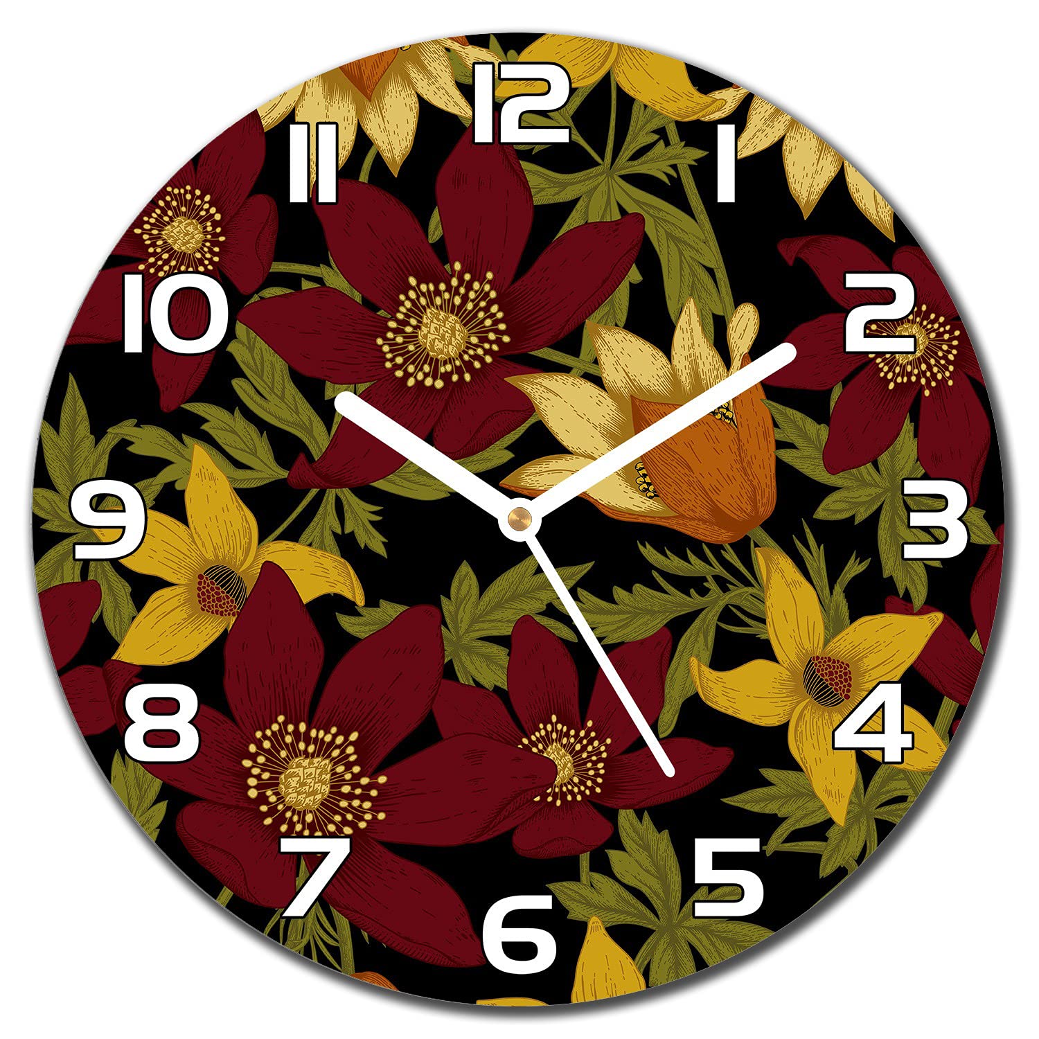 Horloge murale moderne pour cuisine ambiance chaleureuse vintage
