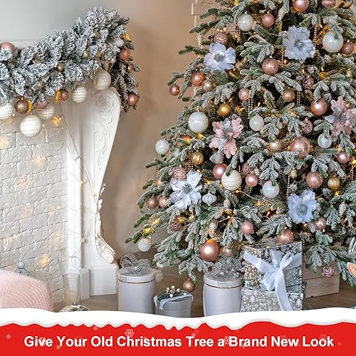 Miniatura 7 de 1BL - Polvo de nieve artificial para árbol de Navidad, nieve artificial instantánea mágica para árboles de Navidad, corona, aldea, invierno,