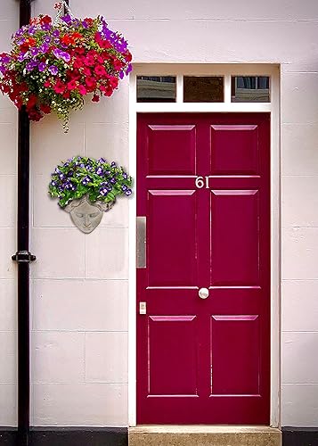 Miniatura 4 de Abbott Collection 27-DEMETER-313 - Maceta de cemento de pared con cara de mujer, 8 pulgadas de alto