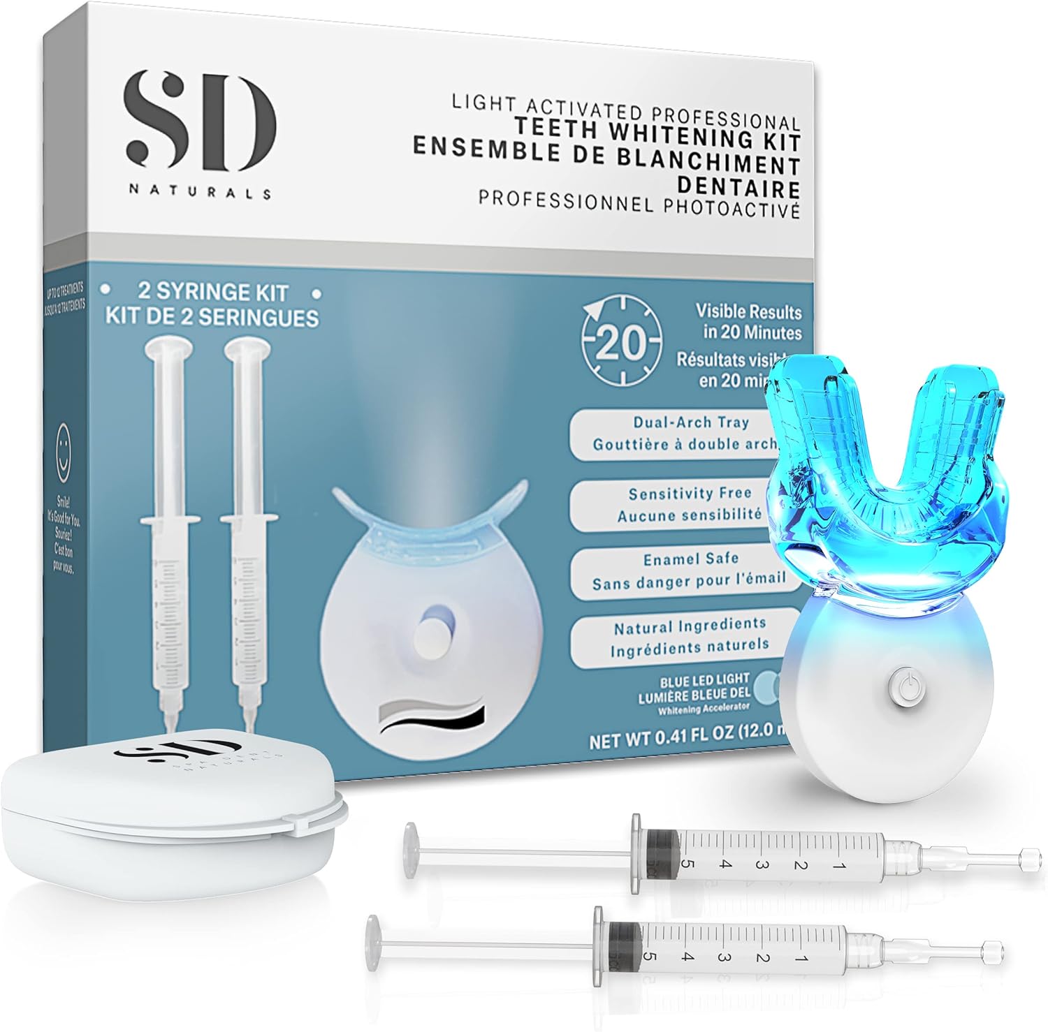 SpaDent Whitening Kit Dental Office Technology Made in Canada with Advanced Dental Grade