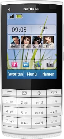 Nokia X3-02 white Vodafone sim-free,