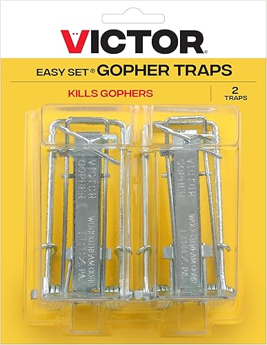 Miniatura 4 de Trampa para taltuza Victor Easy Set resistente al clima para exterior - 0611 - Trampa versátil para taltuzas - Mata taltuzas en el jardín - Paquete