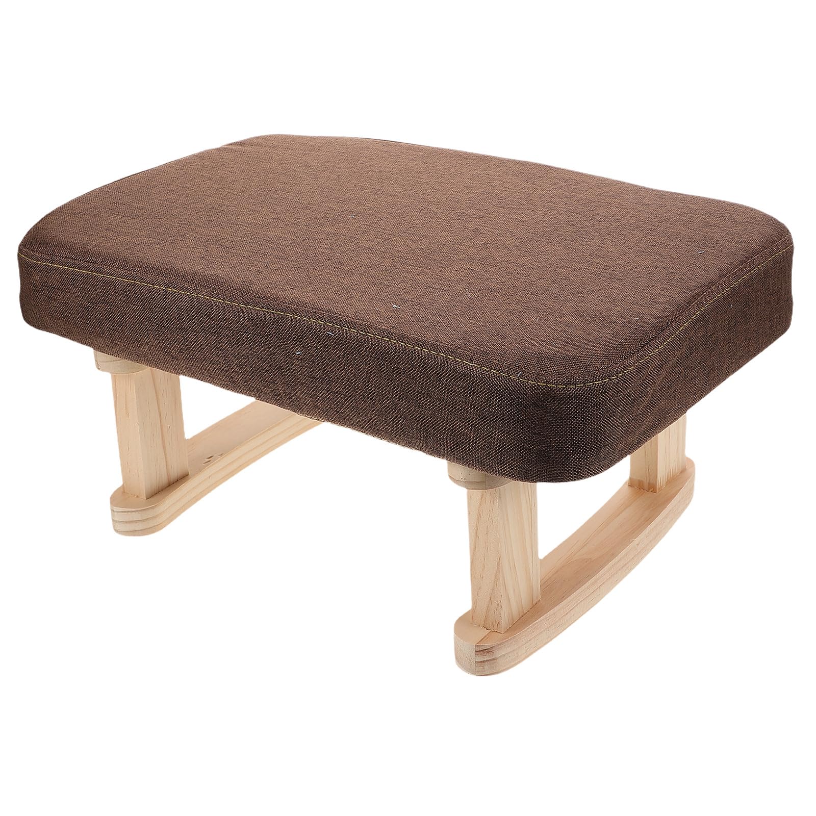 Tabouret vintage design créatif et stable pour salon en bois massif