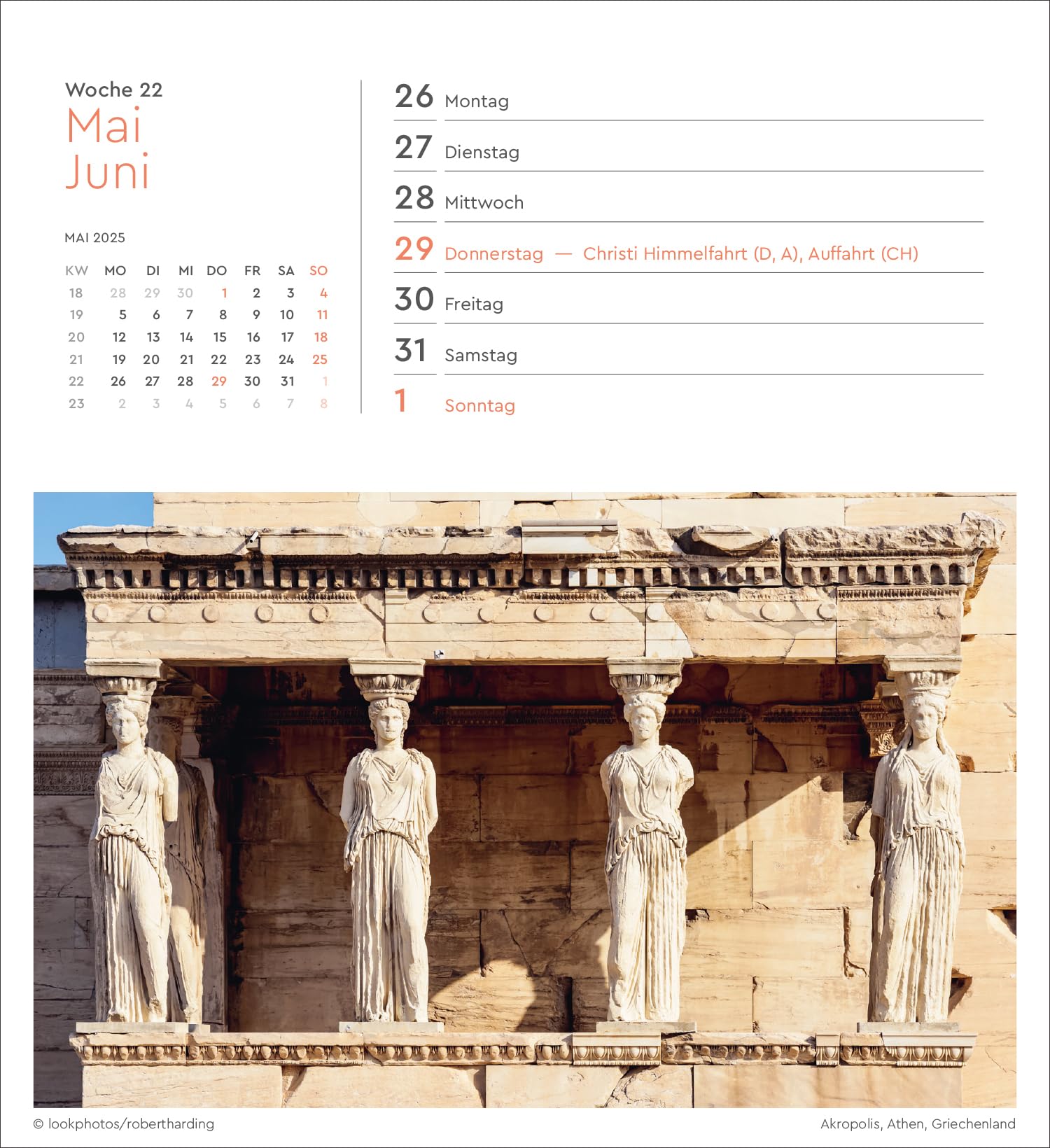 Unterwegs in aller Welt - KUNTH Postkartenkalender 2025: Hochwertiger Tischkalender mit 53 traumhaften Postkarten (auch zum Aufhängen)